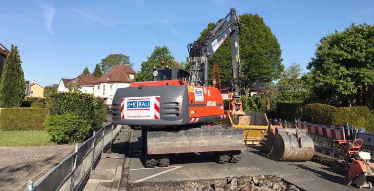 Kanalbauarbeiten im Marderweg – Hamm